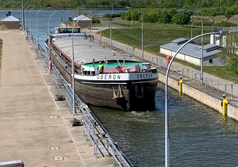 Schleuse Rothensee arbeitet wieder – Hafen Magdeburg uneingeschränkt über Kanalsystem erreichbar